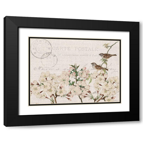 Summer Song 5 Black Modern Wood Framed Art Print with Double Matting by Kimberly, Allen
