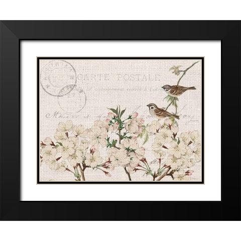 Summer Song 5 Black Modern Wood Framed Art Print with Double Matting by Kimberly, Allen