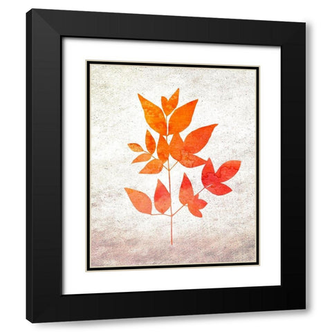 Bold Foliage 2 Black Modern Wood Framed Art Print with Double Matting by Kimberly, Allen