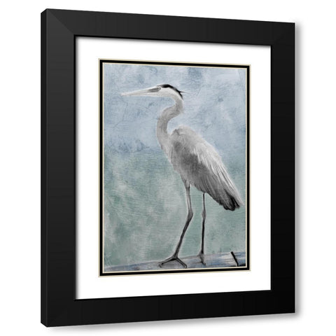 Standing Tall Black Modern Wood Framed Art Print with Double Matting by Kimberly, Allen