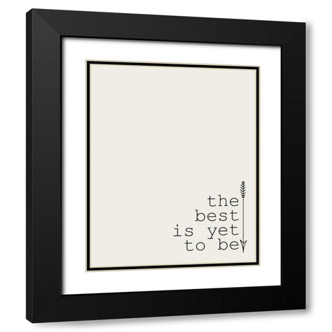 Grow Old 2 Black Modern Wood Framed Art Print with Double Matting by Kimberly, Allen