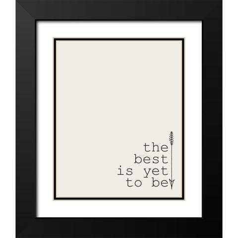 Grow Old 2 Black Modern Wood Framed Art Print with Double Matting by Kimberly, Allen