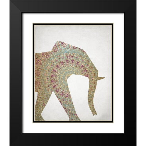 Traveler 1 Black Modern Wood Framed Art Print with Double Matting by Kimberly, Allen