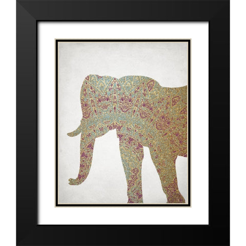 Traveler 3 Black Modern Wood Framed Art Print with Double Matting by Kimberly, Allen