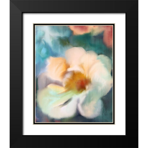 Bloomed 1 Black Modern Wood Framed Art Print with Double Matting by Kimberly, Allen
