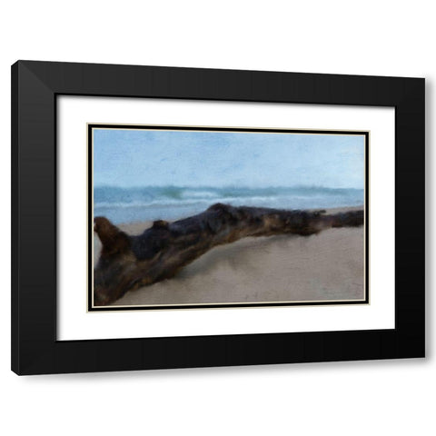 Driftwood Black Modern Wood Framed Art Print with Double Matting by Kimberly, Allen