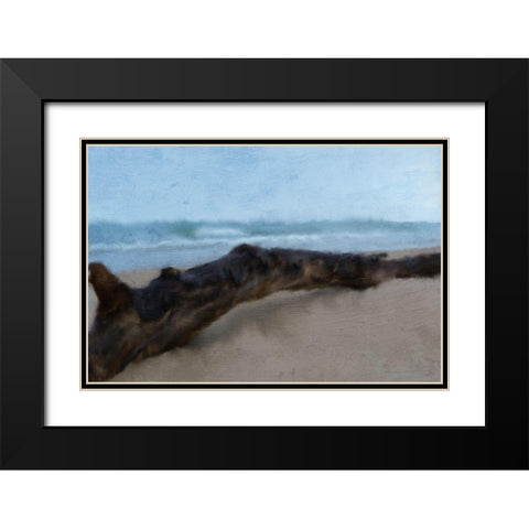 Driftwood Black Modern Wood Framed Art Print with Double Matting by Kimberly, Allen