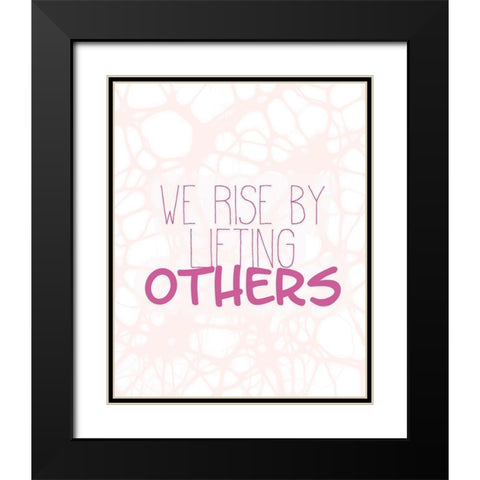 Always Kind 2 Black Modern Wood Framed Art Print with Double Matting by Kimberly, Allen