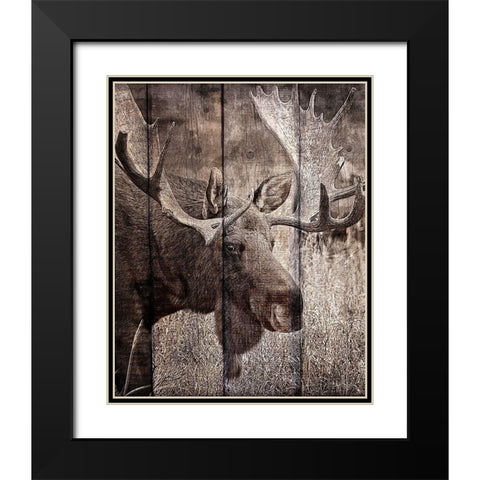 Into the Woods 1 Black Modern Wood Framed Art Print with Double Matting by Kimberly, Allen