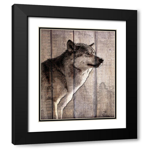 Into the Woods 2 Black Modern Wood Framed Art Print with Double Matting by Kimberly, Allen