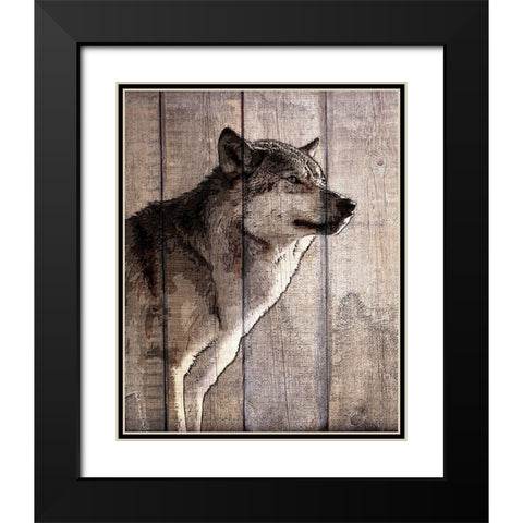 Into the Woods 2 Black Modern Wood Framed Art Print with Double Matting by Kimberly, Allen