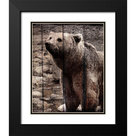 Into the Woods 3 Black Modern Wood Framed Art Print with Double Matting by Kimberly, Allen