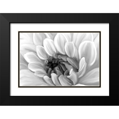 Glowing Black Modern Wood Framed Art Print with Double Matting by Kimberly, Allen