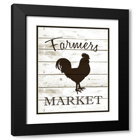Farmers Market 2 Black Modern Wood Framed Art Print with Double Matting by Kimberly, Allen
