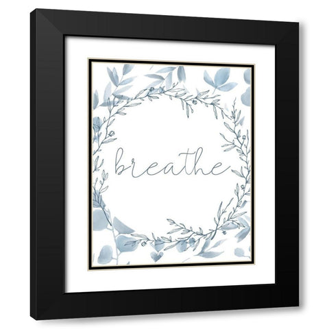 Relax 2 Black Modern Wood Framed Art Print with Double Matting by Kimberly, Allen