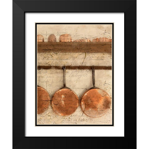 Copper 2 Black Modern Wood Framed Art Print with Double Matting by Allen, Kimberly