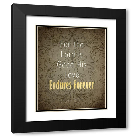 Psalms 2 Black Modern Wood Framed Art Print with Double Matting by Kimberly, Allen