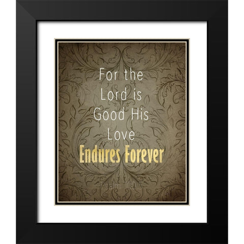 Psalms 2 Black Modern Wood Framed Art Print with Double Matting by Kimberly, Allen
