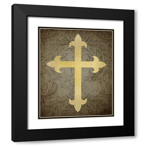 Psalms 4 Black Modern Wood Framed Art Print with Double Matting by Kimberly, Allen