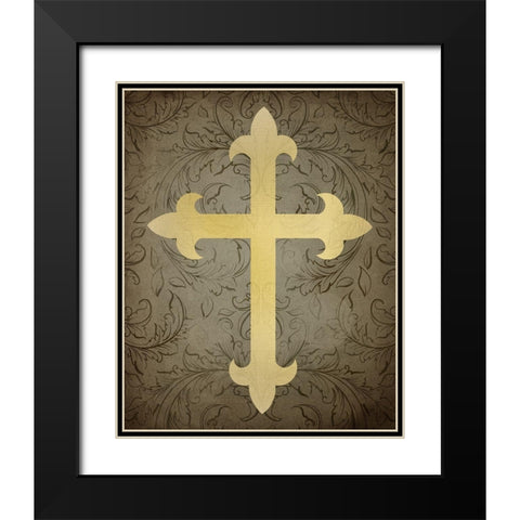 Psalms 4 Black Modern Wood Framed Art Print with Double Matting by Kimberly, Allen