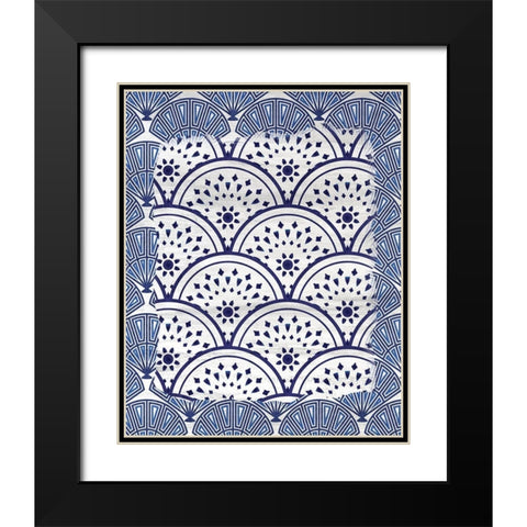 Chinoiserie 3 Black Modern Wood Framed Art Print with Double Matting by Kimberly, Allen