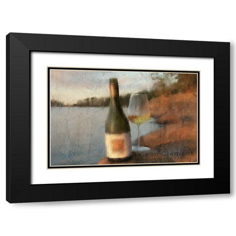 Maison Clement Black Modern Wood Framed Art Print with Double Matting by Kimberly, Allen