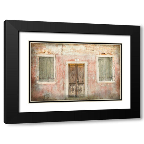 No 35 Black Modern Wood Framed Art Print with Double Matting by Kimberly, Allen