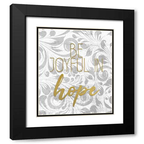 Kneel 2 Black Modern Wood Framed Art Print with Double Matting by Kimberly, Allen