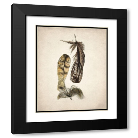 Natural 1 Black Modern Wood Framed Art Print with Double Matting by Kimberly, Allen