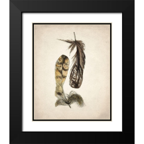 Natural 1 Black Modern Wood Framed Art Print with Double Matting by Kimberly, Allen