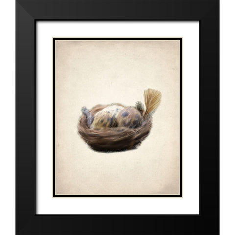 Natural 2 Black Modern Wood Framed Art Print with Double Matting by Kimberly, Allen