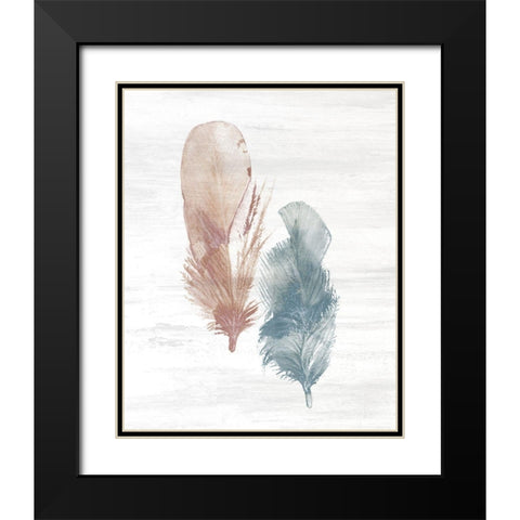 Nested 1 Black Modern Wood Framed Art Print with Double Matting by Kimberly, Allen