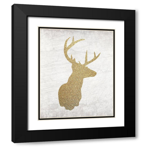 Christmas Luxe 9 Black Modern Wood Framed Art Print with Double Matting by Kimberly, Allen