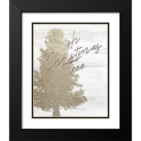 Christmas Romance 5 Black Modern Wood Framed Art Print with Double Matting by Kimberly, Allen
