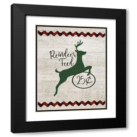 Farmhouse Christmas 13 Black Modern Wood Framed Art Print with Double Matting by Kimberly, Allen