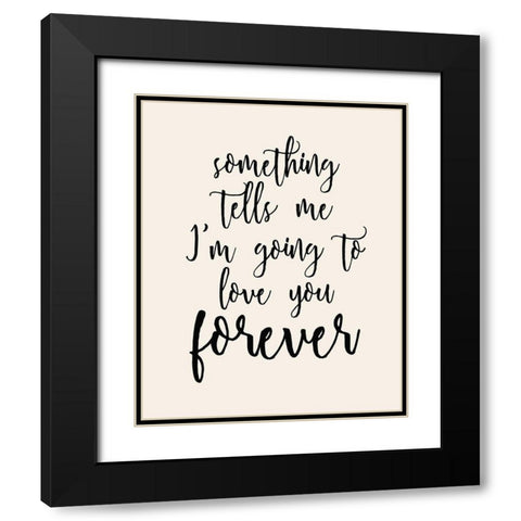 Forever Black Modern Wood Framed Art Print with Double Matting by Kimberly, Allen