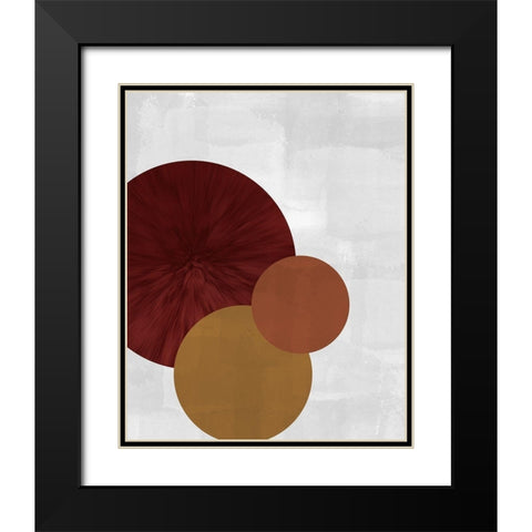 Three of a Kind 1 Black Modern Wood Framed Art Print with Double Matting by Kimberly, Allen