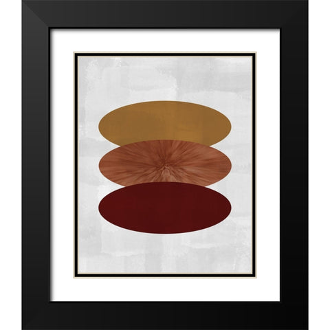 Three of a Kind 2 Black Modern Wood Framed Art Print with Double Matting by Kimberly, Allen