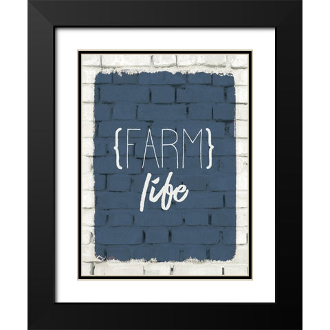 Farm Life 9 Black Modern Wood Framed Art Print with Double Matting by Kimberly, Allen