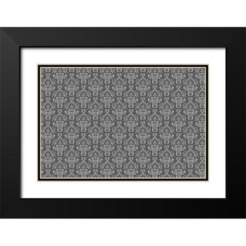 Live Love Travel Pattern 3 Black Modern Wood Framed Art Print with Double Matting by Allen, Kimberly