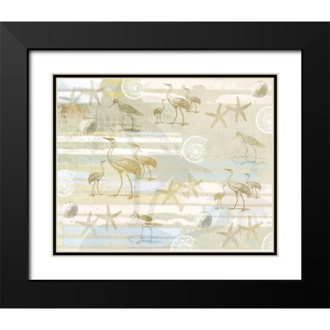 Coastal Dreams Black Modern Wood Framed Art Print with Double Matting by Allen, Kimberly