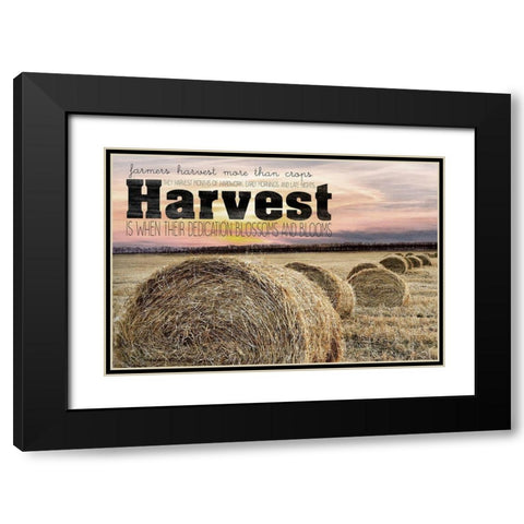 Farmers Harvest Black Modern Wood Framed Art Print with Double Matting by Kimberly, Allen