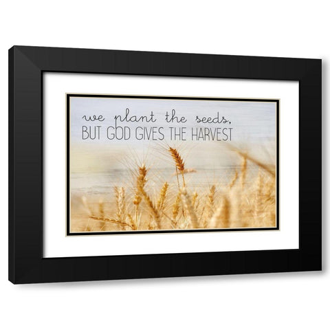 The Harvest Black Modern Wood Framed Art Print with Double Matting by Kimberly, Allen