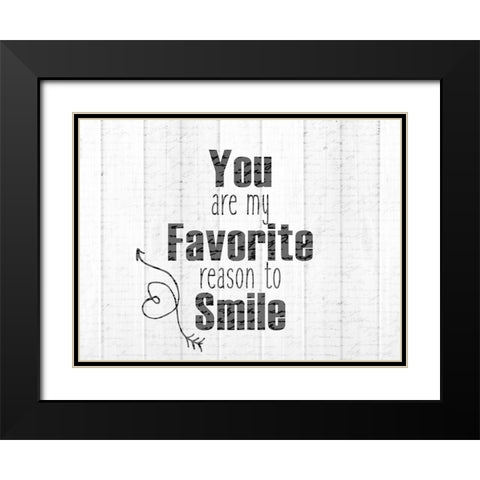 Our Love 2 Black Modern Wood Framed Art Print with Double Matting by Kimberly, Allen