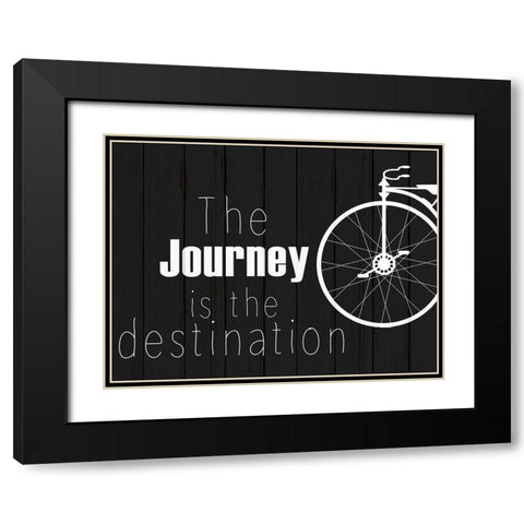 Journey 2 Black Modern Wood Framed Art Print with Double Matting by Kimberly, Allen
