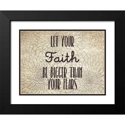 Be Joyful 2 Black Modern Wood Framed Art Print with Double Matting by Kimberly, Allen