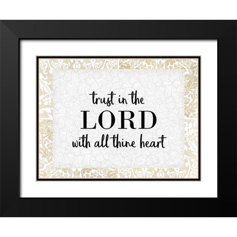 God Will 4 Black Modern Wood Framed Art Print with Double Matting by Kimberly, Allen