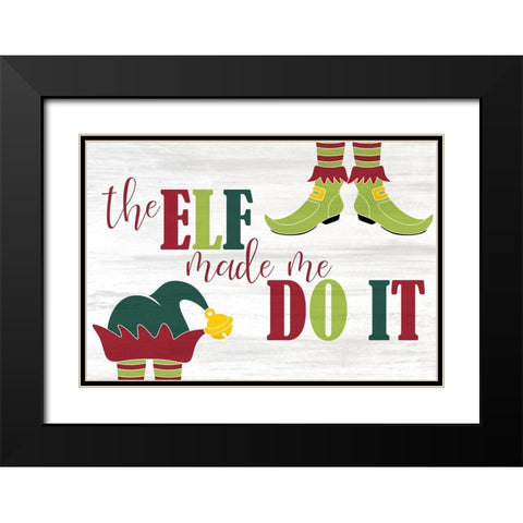 The Elf Black Modern Wood Framed Art Print with Double Matting by Kimberly, Allen