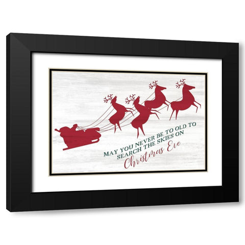Search the Skies Black Modern Wood Framed Art Print with Double Matting by Kimberly, Allen