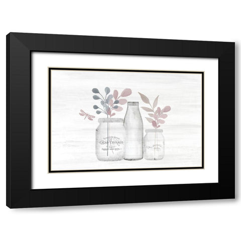 Wildflower Hope 1 Black Modern Wood Framed Art Print with Double Matting by Kimberly, Allen